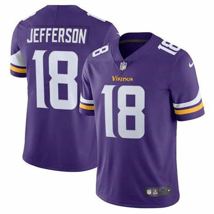 Youth Minnesota Vikings Justin Jefferson Vapor Jersey - Purple