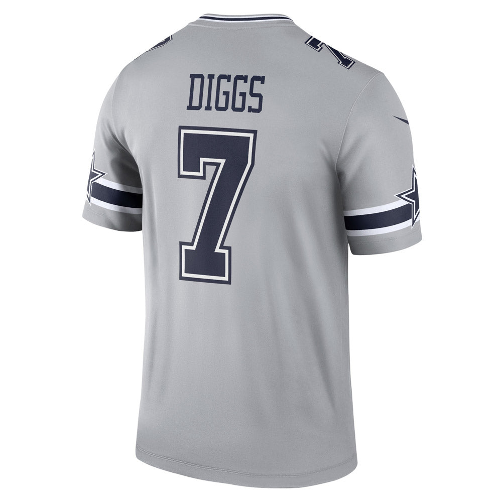 Men's Dallas Cowboys Trevon Diggs Inverted Legend Jersey Gray