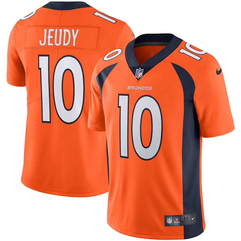 Men's Denver Broncos Jerry Jeudy Vapor Jersey - Orange